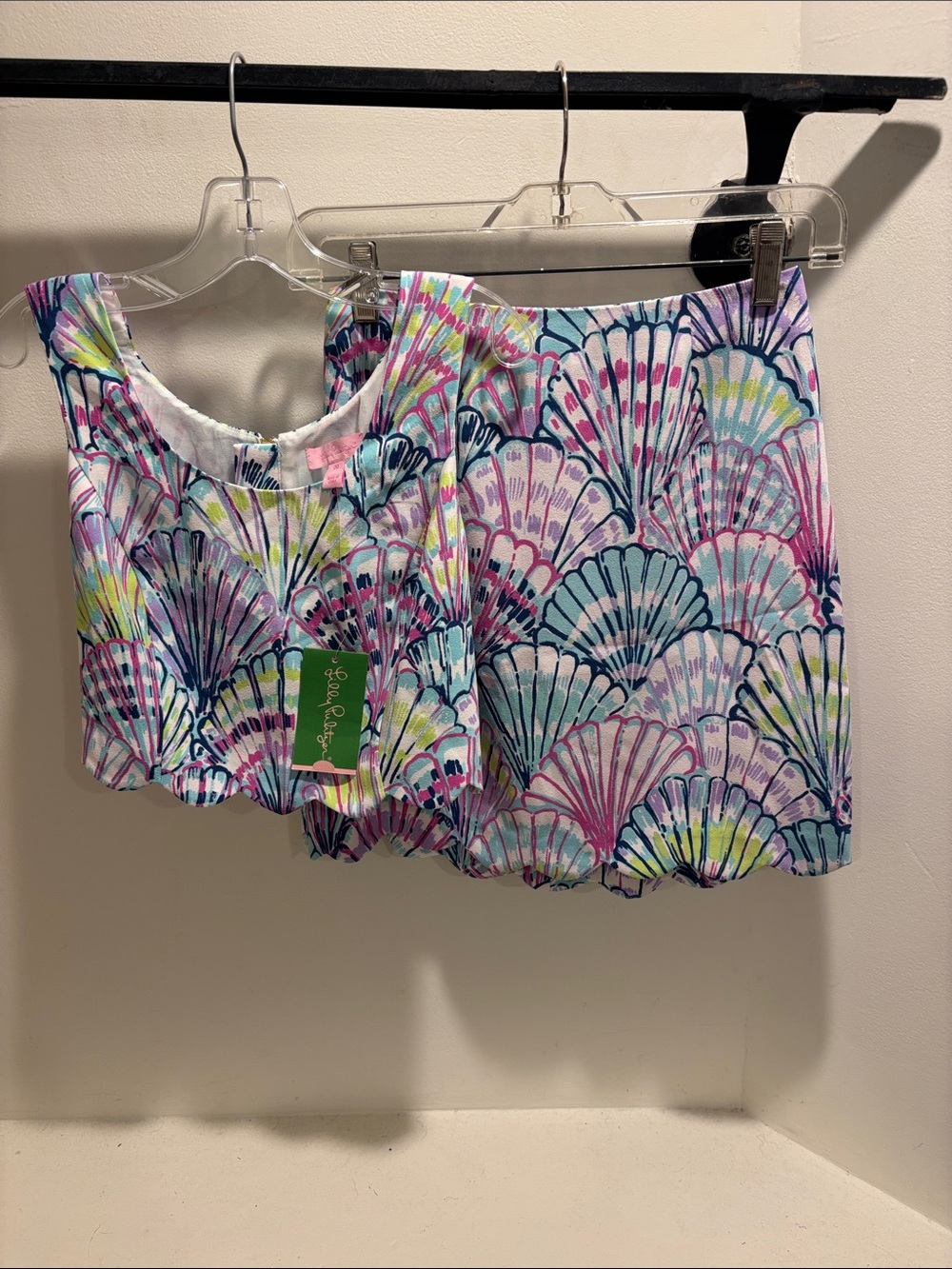 Lilly Pulitzer Seashell Print Two-Piece Set in Pastel Multi